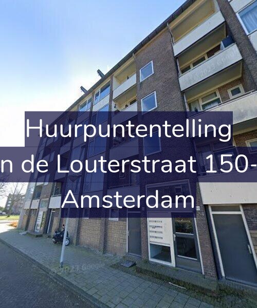 Foto gevel Huurpuntentelling voor Jan de Louterstraat 150-H, Amsterdam