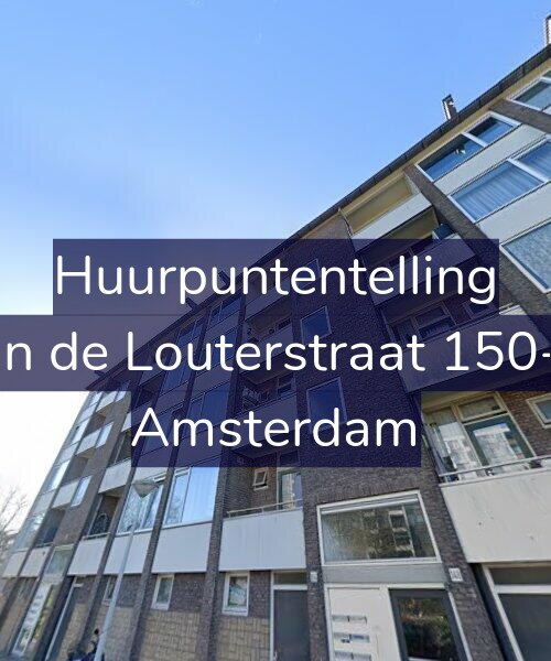 Foto gevel Huurpuntentelling voor Jan de Louterstraat 150-3, Amsterdam