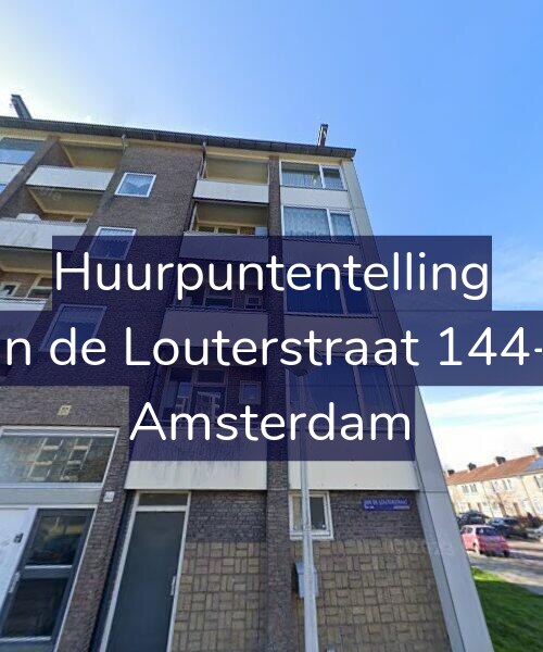 Foto gevel Huurpuntentelling voor Jan de Louterstraat 144-1, Amsterdam