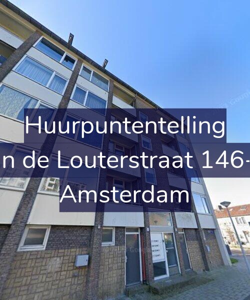 Foto gevel Huurpuntentelling voor Jan de Louterstraat 146-1, Amsterdam