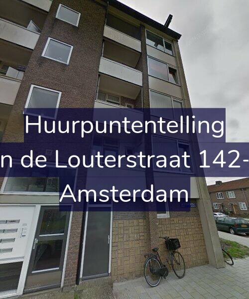 Foto gevel Huurpuntentelling voor Jan de Louterstraat 142-H, Amsterdam