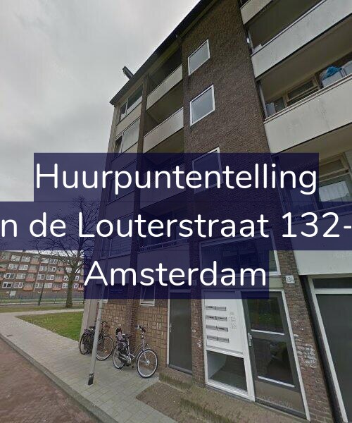Foto gevel Huurpuntentelling voor Jan de Louterstraat 132-H, Amsterdam