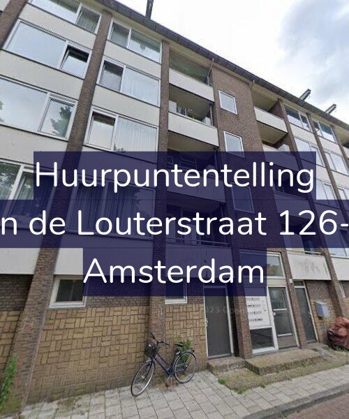 Foto gevel Huurpuntentelling voor Jan de Louterstraat 126-H, Amsterdam