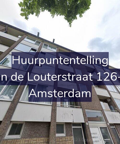 Foto gevel Huurpuntentelling voor Jan de Louterstraat 126-2, Amsterdam