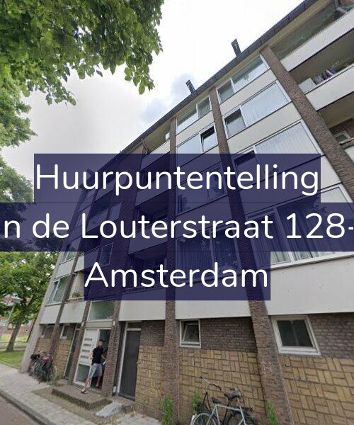 Foto gevel Huurpuntentelling voor Jan de Louterstraat 128-1, Amsterdam