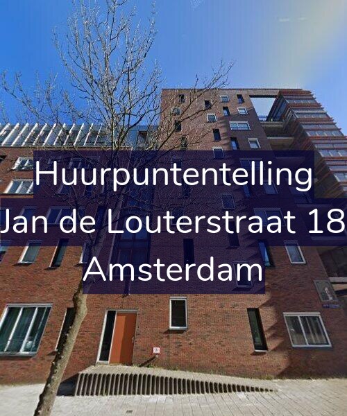 Foto gevel Huurpuntentelling voor Jan de Louterstraat 18, Amsterdam