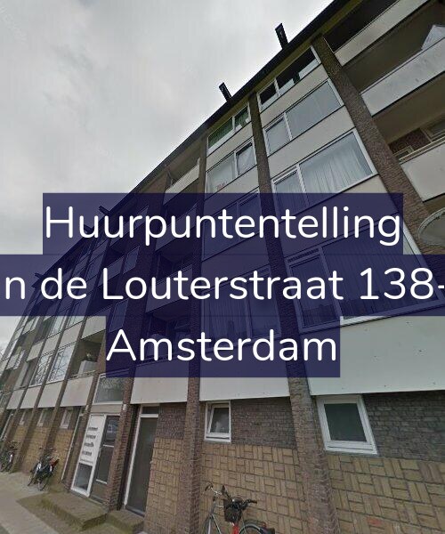 Foto gevel Huurpuntentelling voor Jan de Louterstraat 138-1, Amsterdam