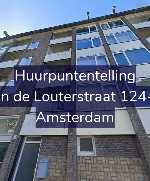 Foto gevel Huurpuntentelling voor Jan de Louterstraat 124-1, Amsterdam