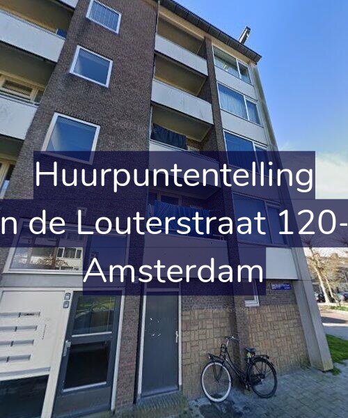 Foto gevel Huurpuntentelling voor Jan de Louterstraat 120-H, Amsterdam