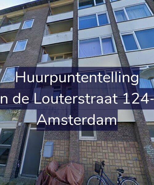 Foto gevel Huurpuntentelling voor Jan de Louterstraat 124-H, Amsterdam