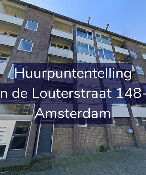 Foto gevel Huurpuntentelling voor Jan de Louterstraat 148-H, Amsterdam