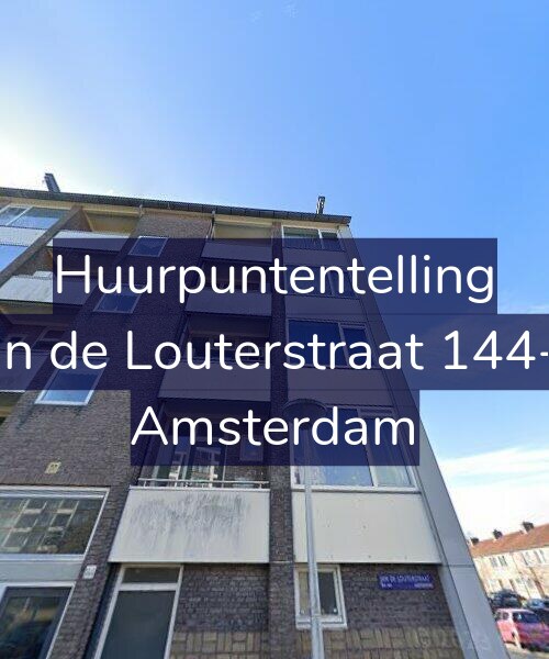 Foto gevel Huurpuntentelling voor Jan de Louterstraat 144-2, Amsterdam