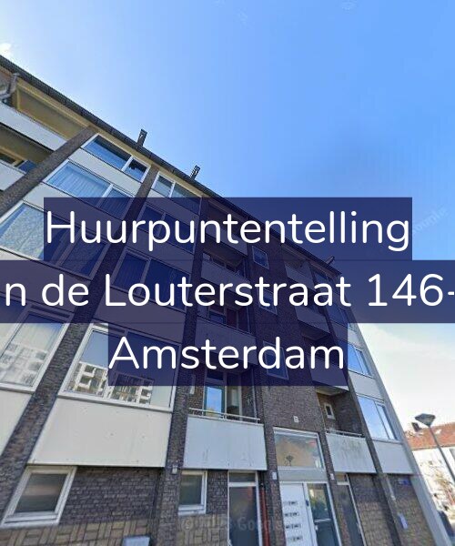 Foto gevel Huurpuntentelling voor Jan de Louterstraat 146-3, Amsterdam