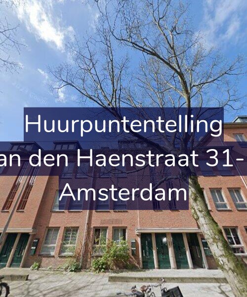 Foto gevel Huurpuntentelling voor Jan den Haenstraat 31-2, Amsterdam