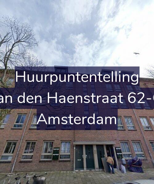 Foto gevel Huurpuntentelling voor Jan den Haenstraat 62-C, Amsterdam