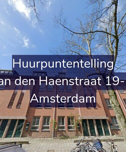 Foto gevel Huurpuntentelling voor Jan den Haenstraat 19-1, Amsterdam
