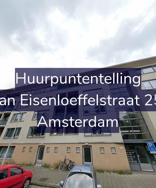 Foto gevel Huurpuntentelling voor Jan Eisenloeffelstraat 25, Amsterdam