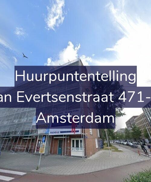 Foto gevel Huurpuntentelling voor Jan Evertsenstraat 471-3, Amsterdam
