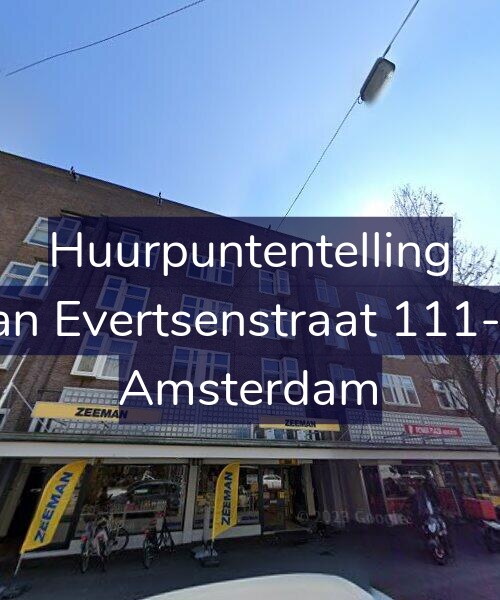 Foto gevel Huurpuntentelling voor Jan Evertsenstraat 111-3, Amsterdam