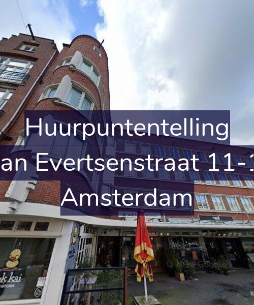 Foto gevel Huurpuntentelling voor Jan Evertsenstraat 11-1, Amsterdam