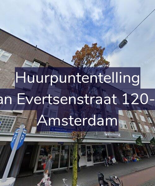 Foto gevel Huurpuntentelling voor Jan Evertsenstraat 120-3, Amsterdam