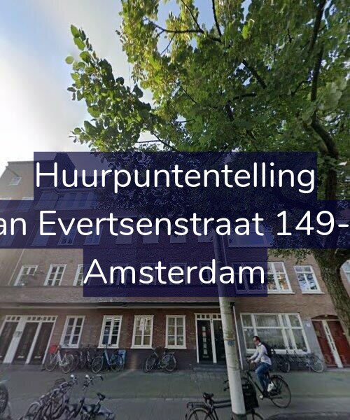 Foto gevel Huurpuntentelling voor Jan Evertsenstraat 149-3, Amsterdam