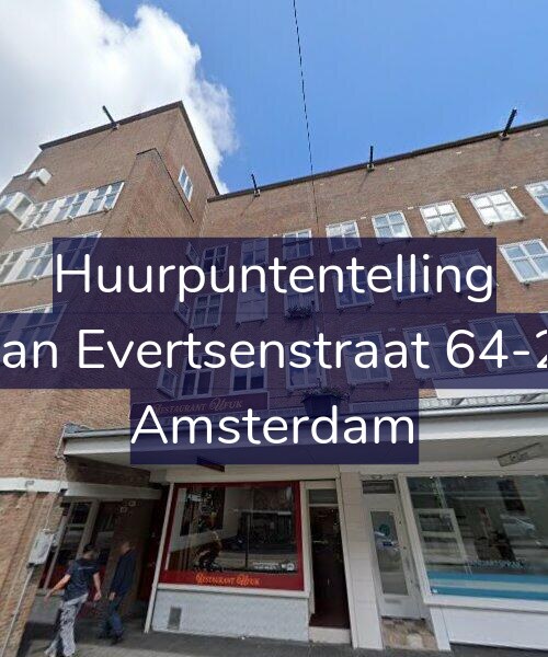 Foto gevel Huurpuntentelling voor Jan Evertsenstraat 64-2, Amsterdam