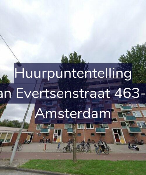 Foto gevel Huurpuntentelling voor Jan Evertsenstraat 463-4, Amsterdam