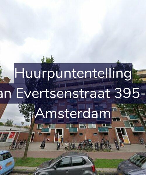 Foto gevel Huurpuntentelling voor Jan Evertsenstraat 395-3, Amsterdam
