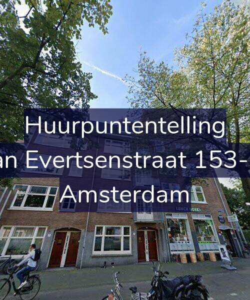Foto gevel Huurpuntentelling voor Jan Evertsenstraat 153-H, Amsterdam