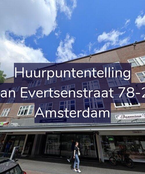 Foto gevel Huurpuntentelling voor Jan Evertsenstraat 78-2, Amsterdam