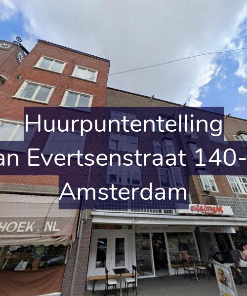 Foto gevel Huurpuntentelling voor Jan Evertsenstraat 140-2, Amsterdam