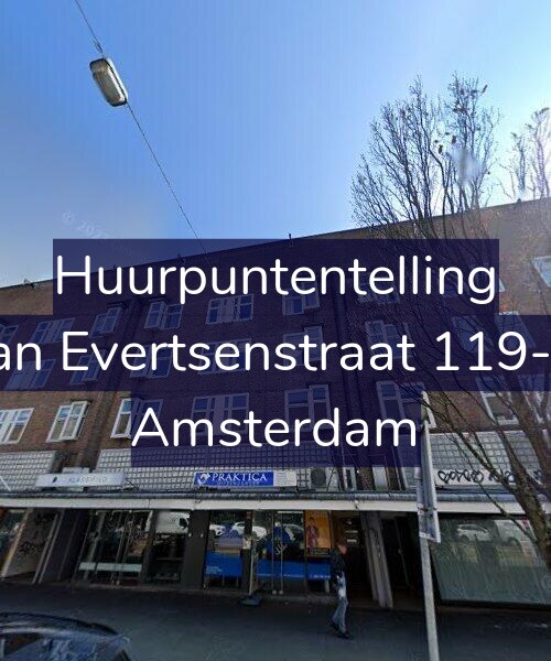Foto gevel Huurpuntentelling voor Jan Evertsenstraat 119-2, Amsterdam
