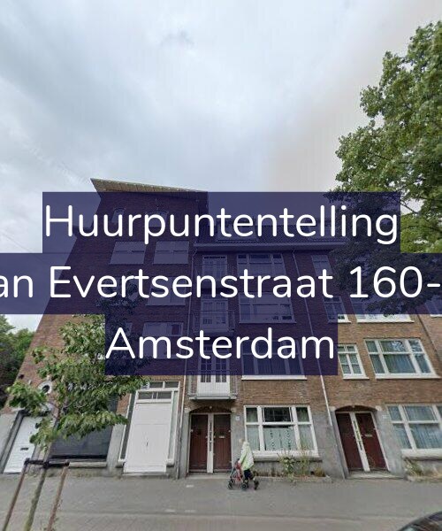 Foto gevel Huurpuntentelling voor Jan Evertsenstraat 160-1, Amsterdam
