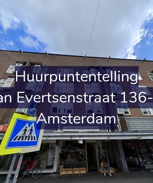 Foto gevel Huurpuntentelling voor Jan Evertsenstraat 136-1, Amsterdam