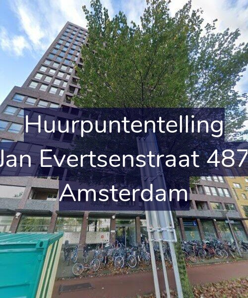 Foto gevel Huurpuntentelling voor Jan Evertsenstraat 487, Amsterdam