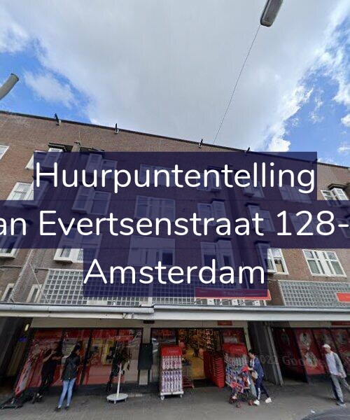 Foto gevel Huurpuntentelling voor Jan Evertsenstraat 128-2, Amsterdam