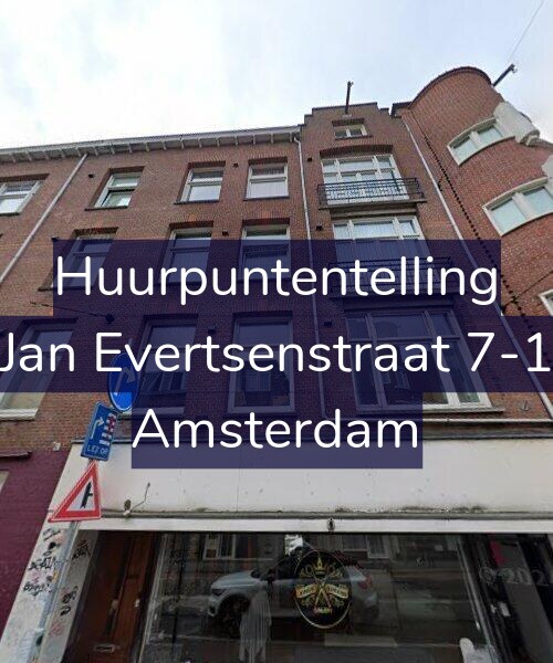 Foto gevel Huurpuntentelling voor Jan Evertsenstraat 7-1, Amsterdam
