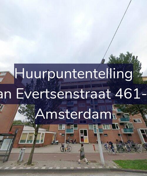 Foto gevel Huurpuntentelling voor Jan Evertsenstraat 461-2, Amsterdam