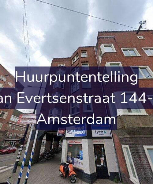 Foto gevel Huurpuntentelling voor Jan Evertsenstraat 144-4, Amsterdam