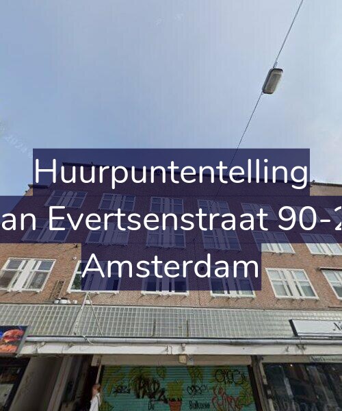 Foto gevel Huurpuntentelling voor Jan Evertsenstraat 90-2, Amsterdam