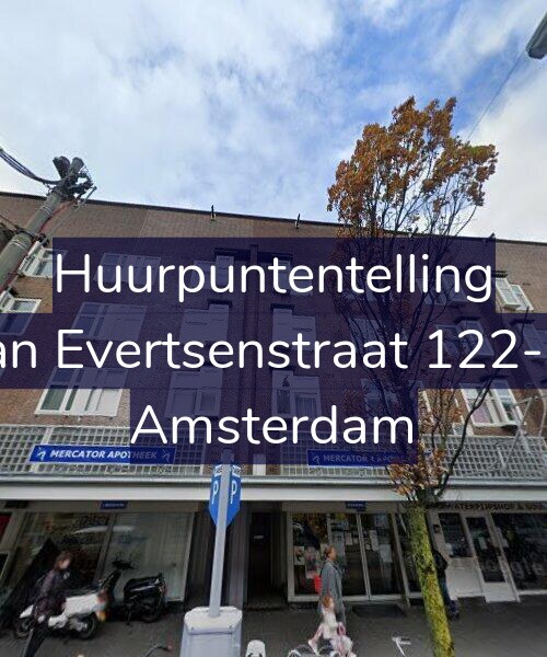 Foto gevel Huurpuntentelling voor Jan Evertsenstraat 122-H, Amsterdam