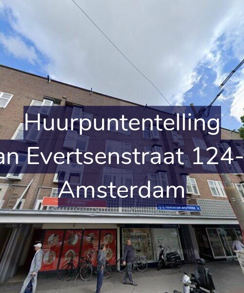 Foto gevel Huurpuntentelling voor Jan Evertsenstraat 124-3, Amsterdam