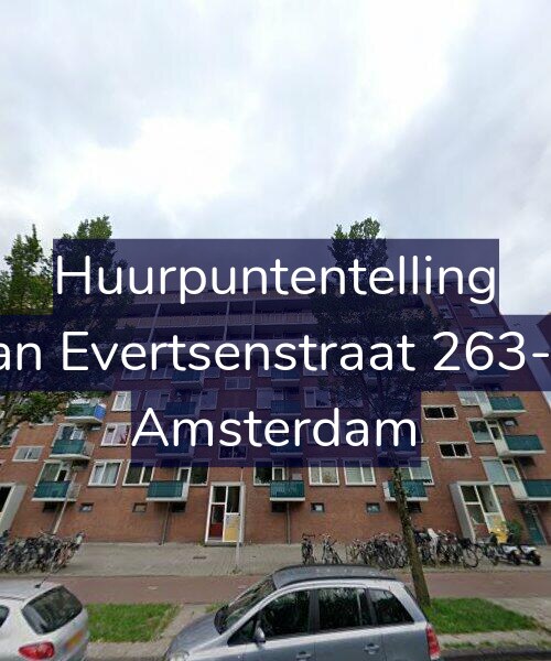 Foto gevel Huurpuntentelling voor Jan Evertsenstraat 263-3, Amsterdam