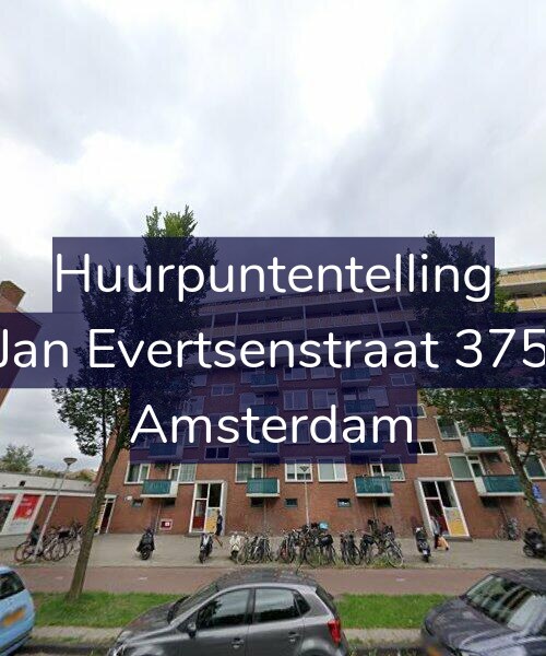 Foto gevel Huurpuntentelling voor Jan Evertsenstraat 375, Amsterdam