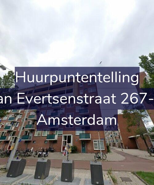 Foto gevel Huurpuntentelling voor Jan Evertsenstraat 267-2, Amsterdam