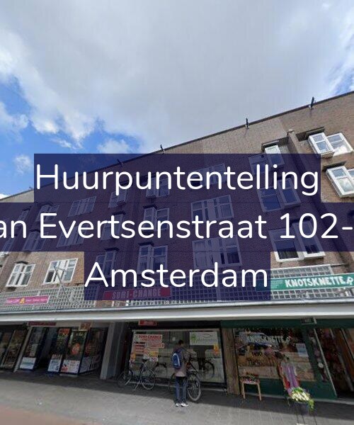 Foto gevel Huurpuntentelling voor Jan Evertsenstraat 102-2, Amsterdam