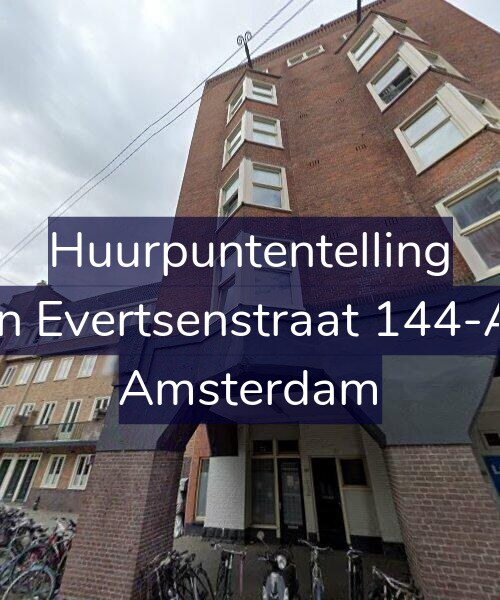 Foto gevel Huurpuntentelling voor Jan Evertsenstraat 144-A5, Amsterdam