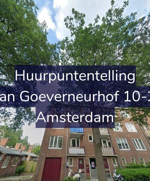 Foto gevel Huurpuntentelling voor Jan Goeverneurhof 10-2, Amsterdam
