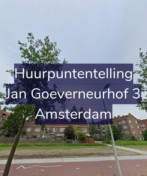 Foto gevel Huurpuntentelling voor Jan Goeverneurhof 3, Amsterdam